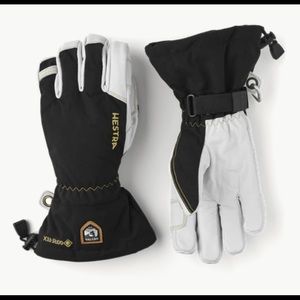 Hestra Army Leather Gortex 5 finger ski glove